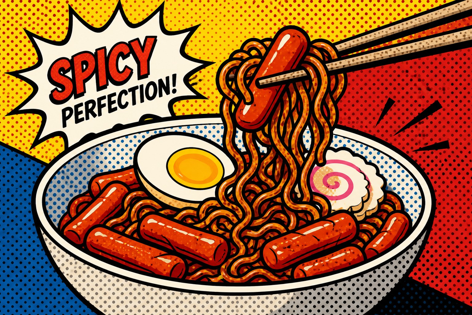 How to Make Rabokki — Ramen Tteokbokki Timing