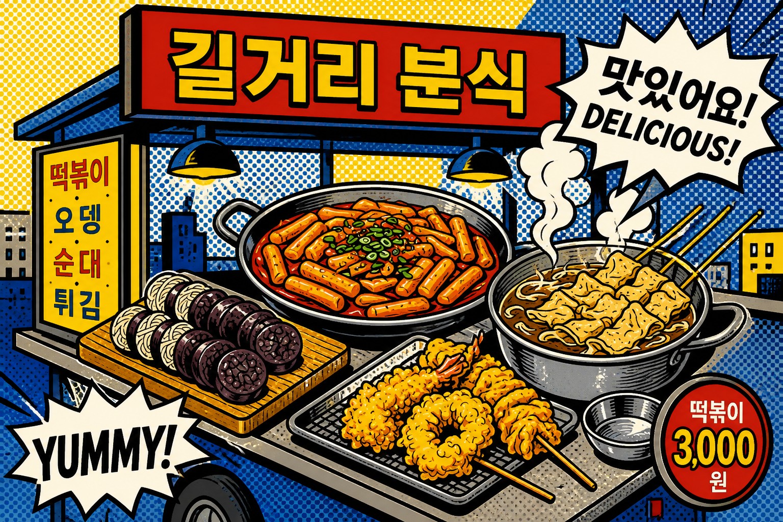 Tteokbokki with Eomuk, Sundae, and Twigim — The Street Plate